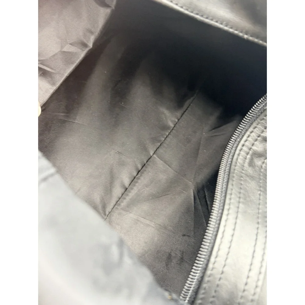 Leather Duffel Bag Travel Gym Sports Overnight Weekend Foster Wheeler Logo